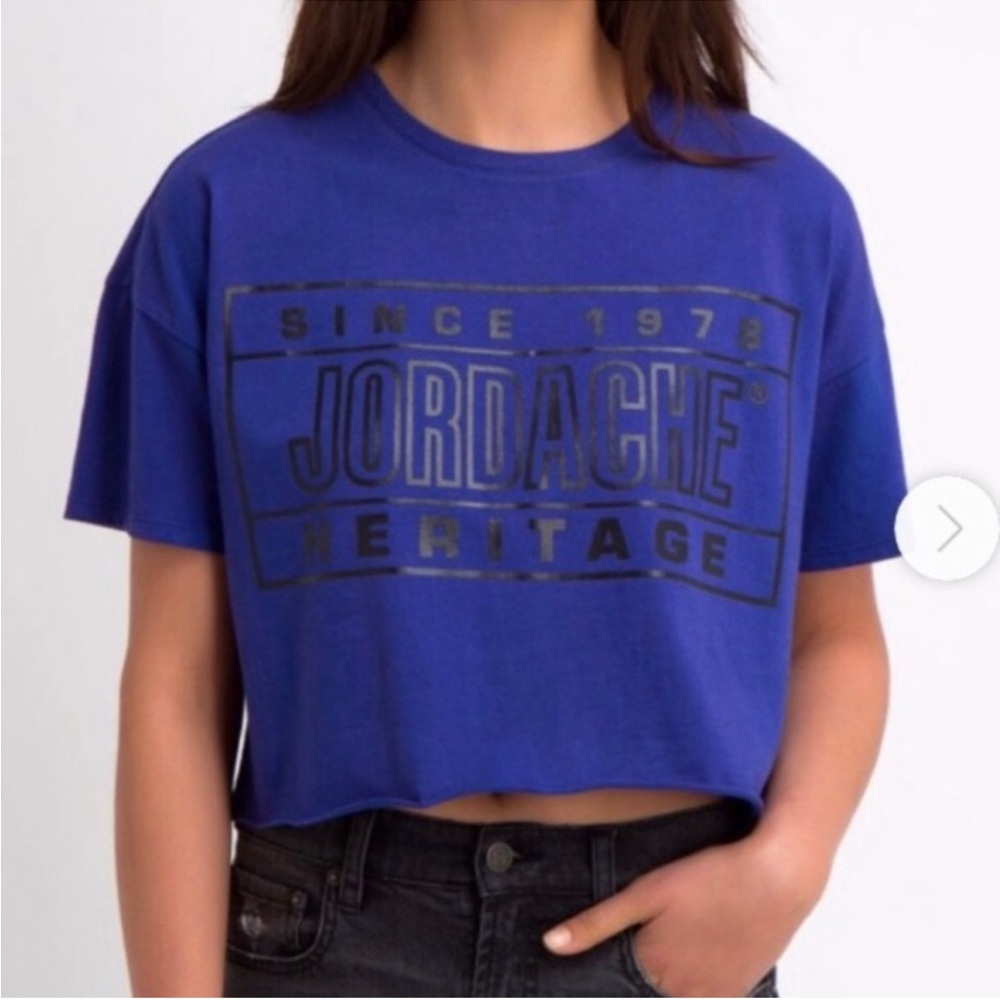 Jordache Blue Short Sleeve Tee Relaxed Fit